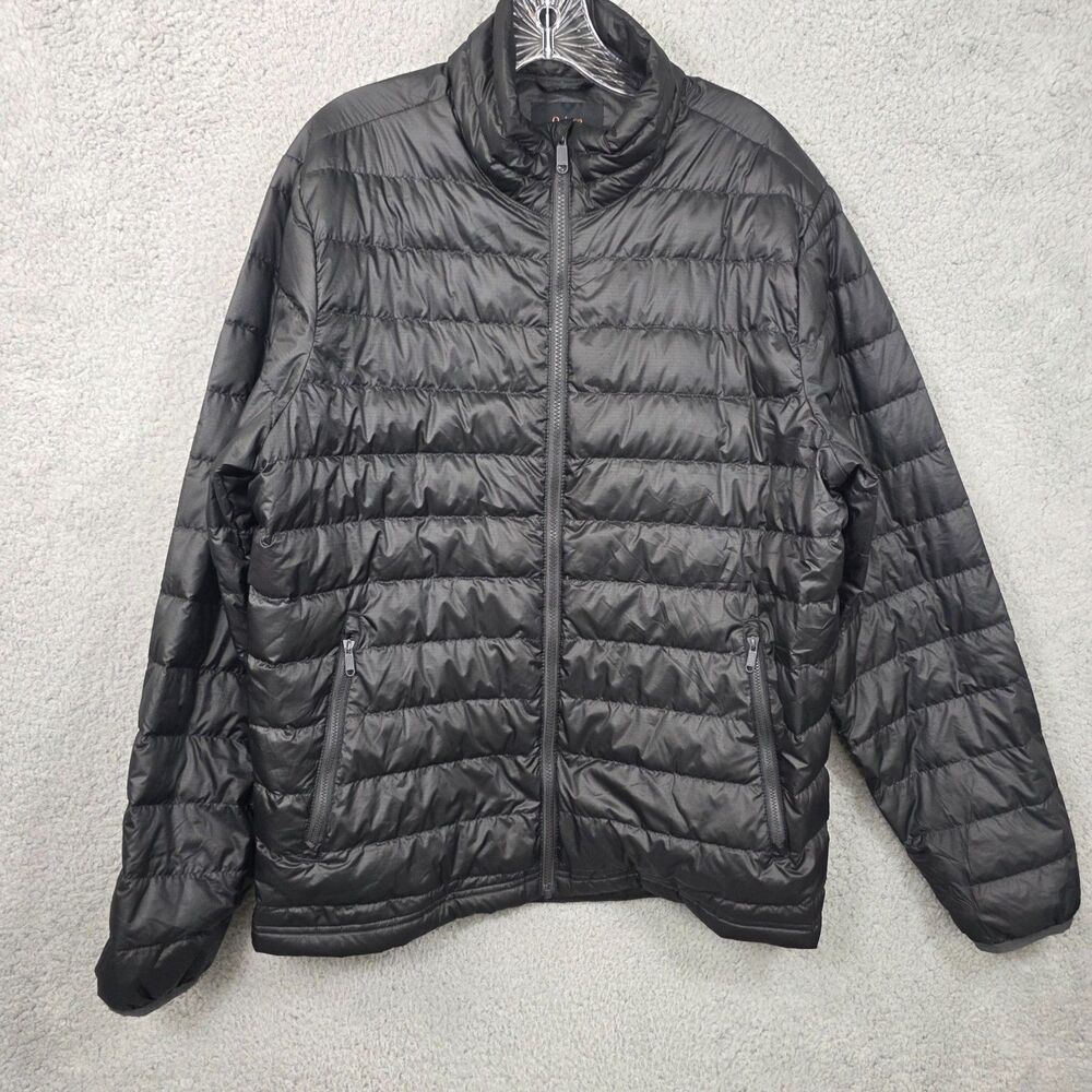 Quince Men's Lightweight Down Packable Puffer Jacket Black Size L